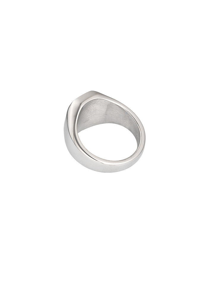 Ring with rectangular stone | MEN