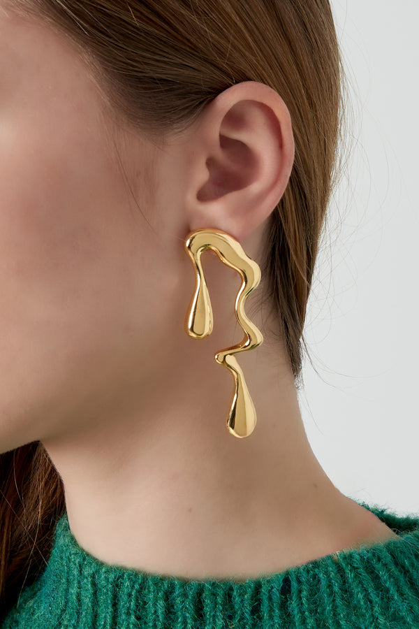 Statement earrings drip