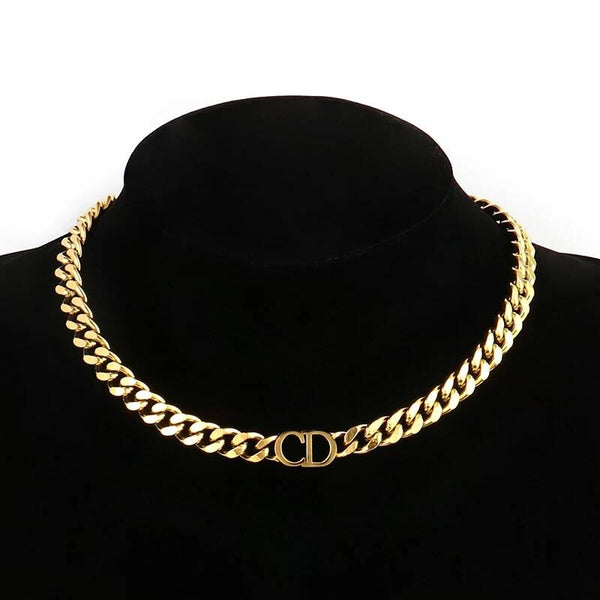 CD chain necklace