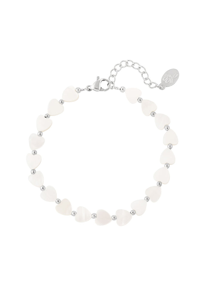 Pearly hearts bracelet