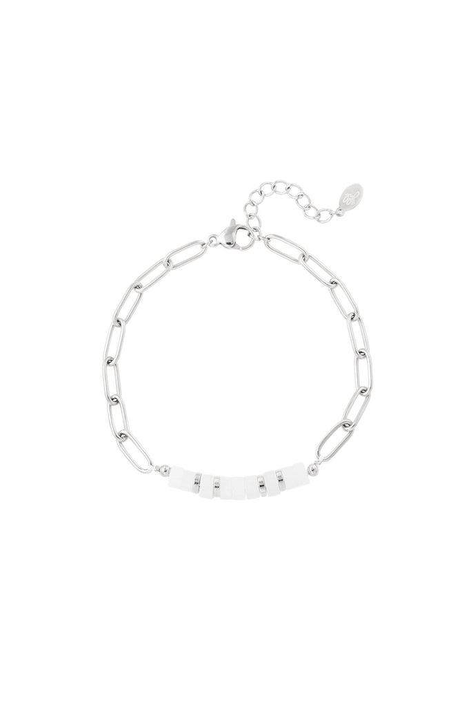Chain bracelet beads