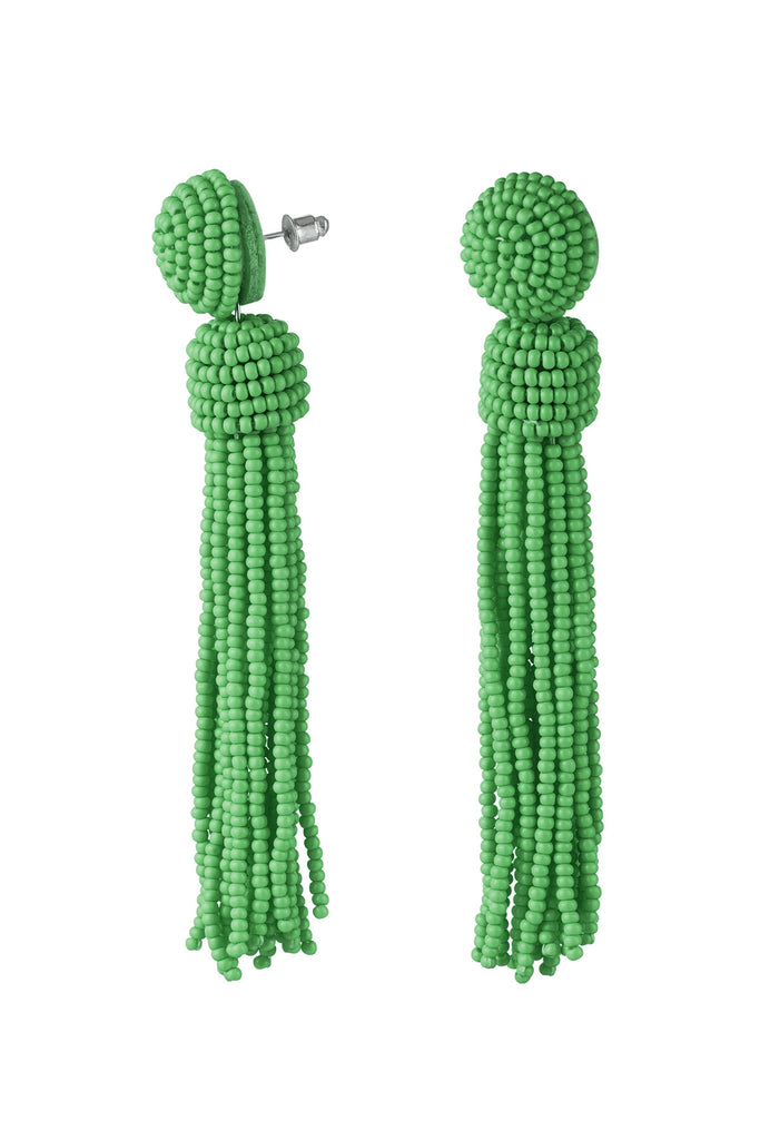 Beaded earrings long