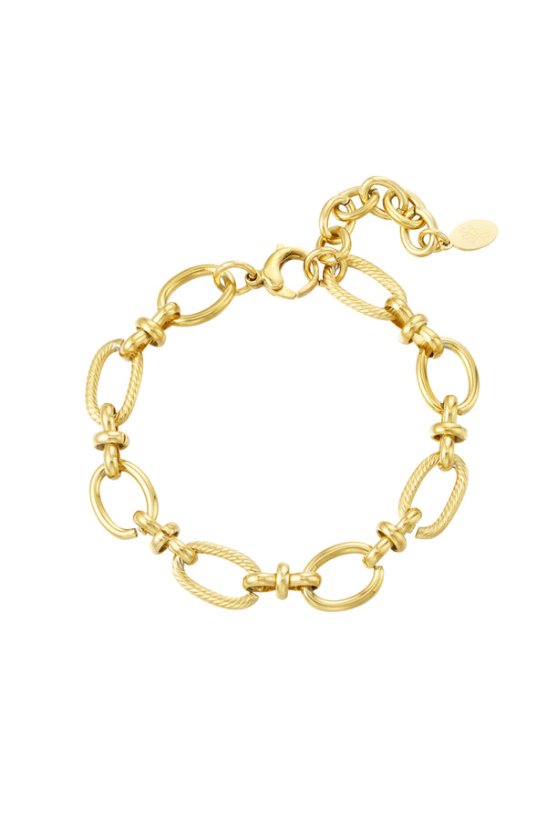 Chain bracelet plain/twisted