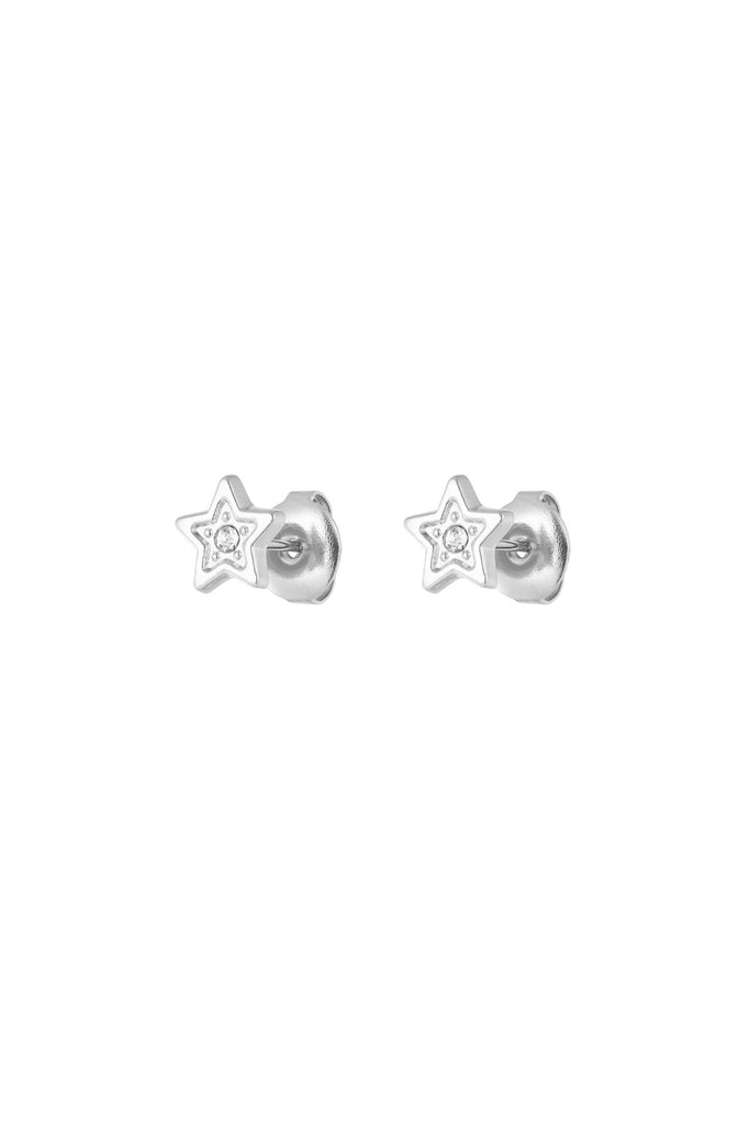 Stud earrings shiny star