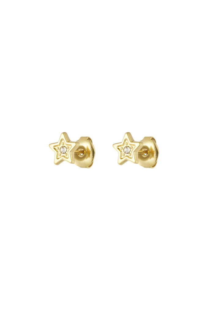 Stud earrings shiny star