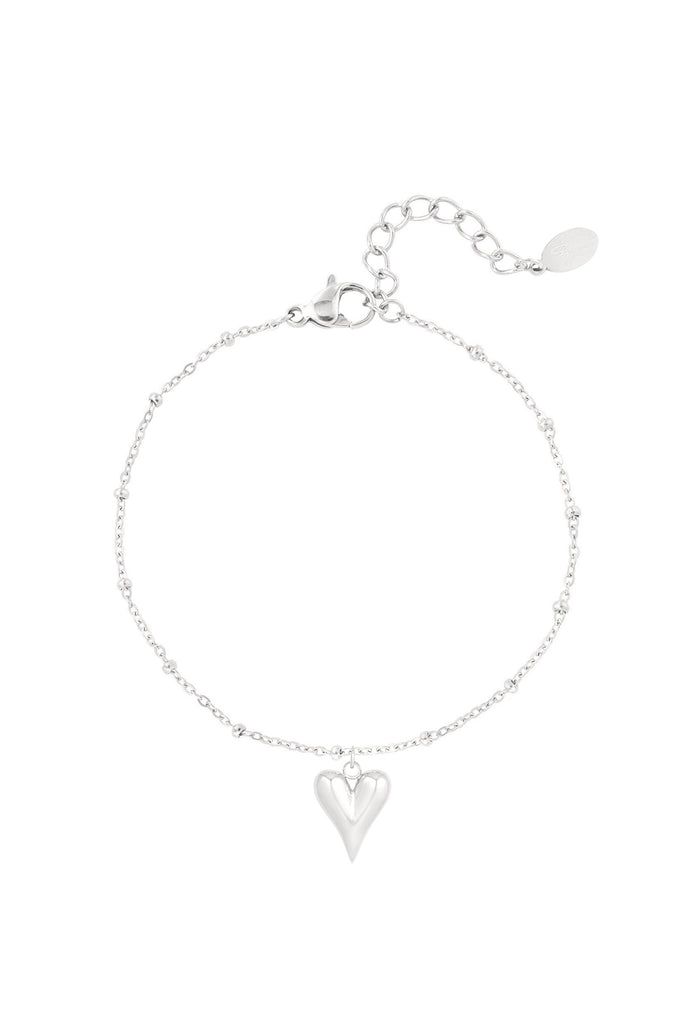 Bracelet heart pendant