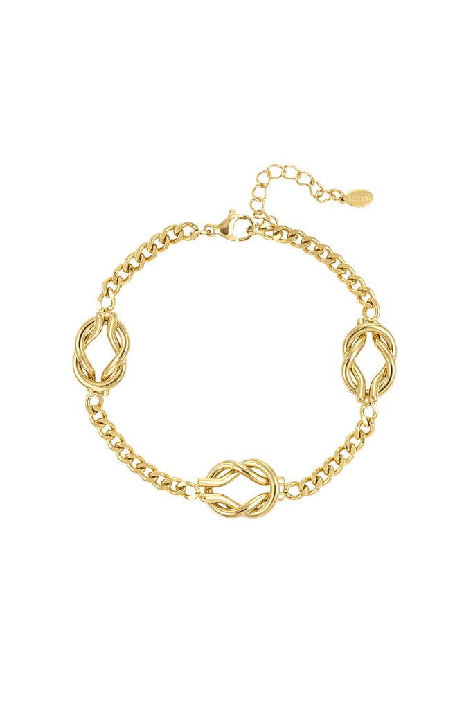 Chain bracelet knot