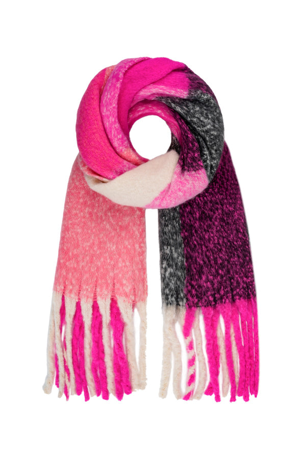 Sjaal ombre roze