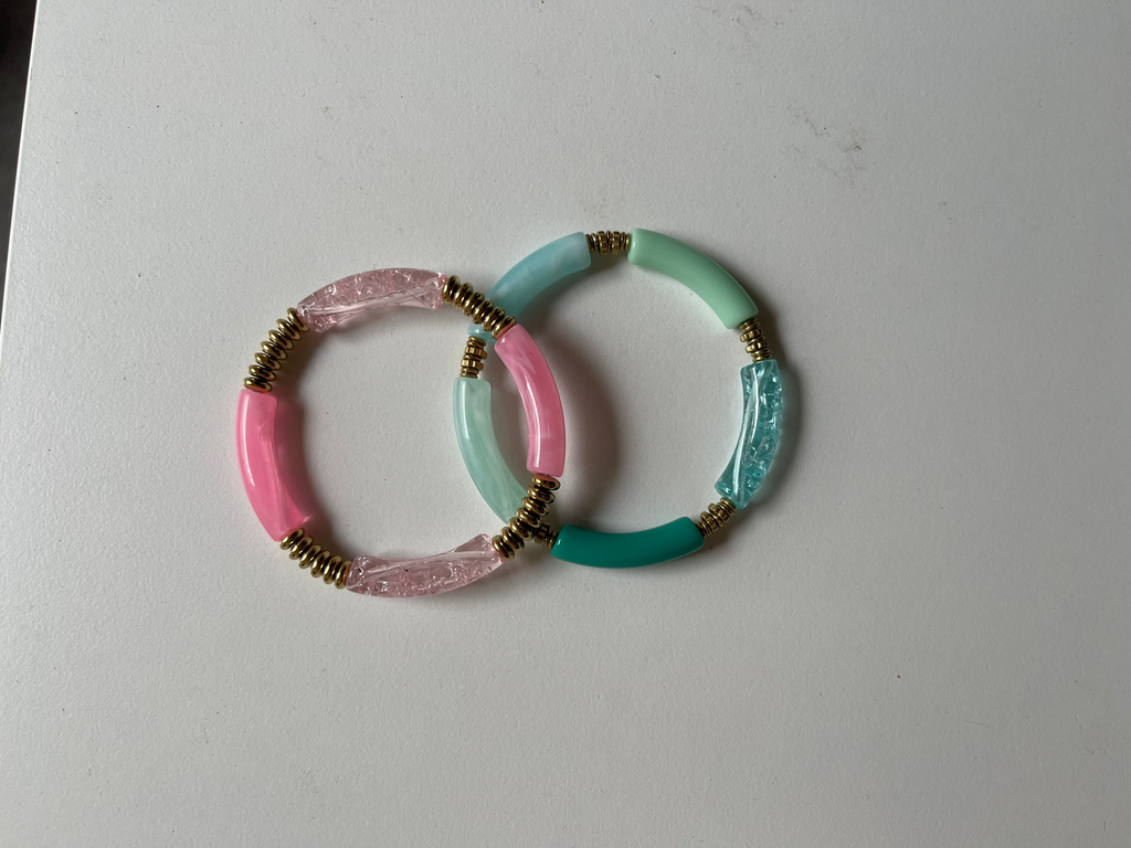 Tube bracelet glitter