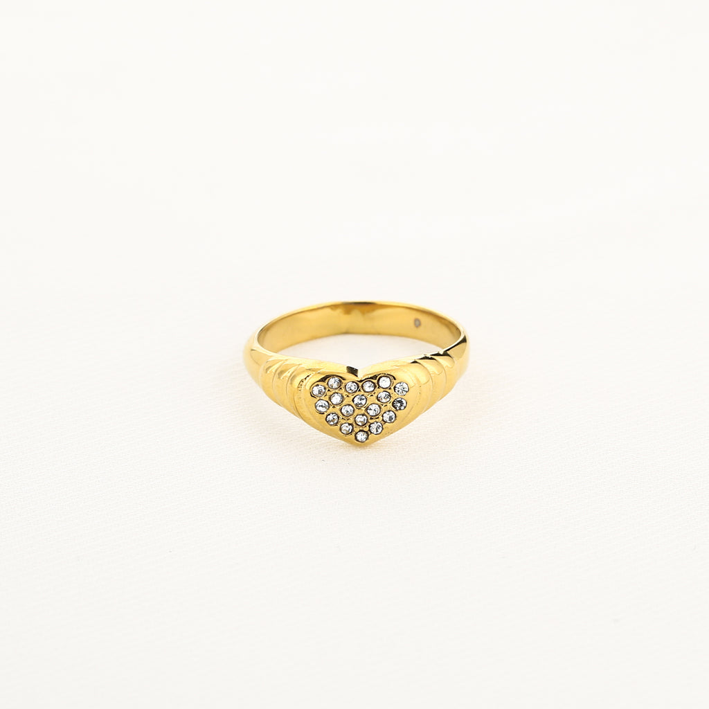 Ring heart sparkle