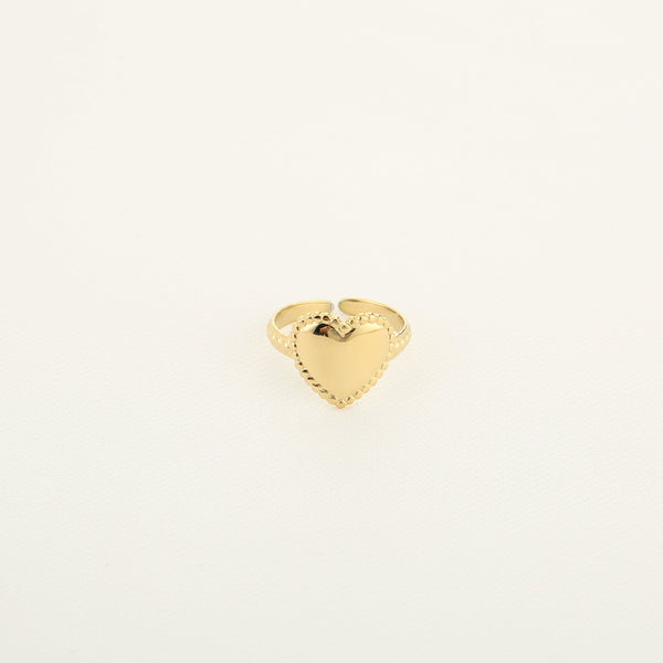 Ring heart lined pattern