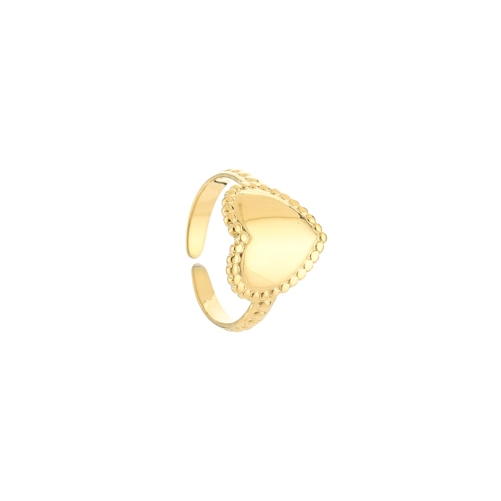 Ring heart lined pattern