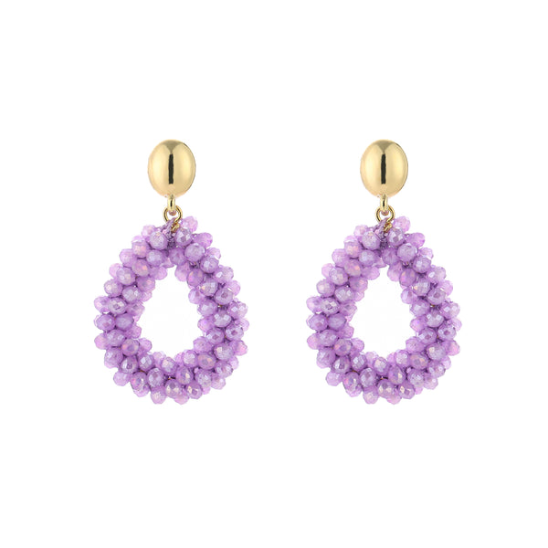 Drop earrings beads