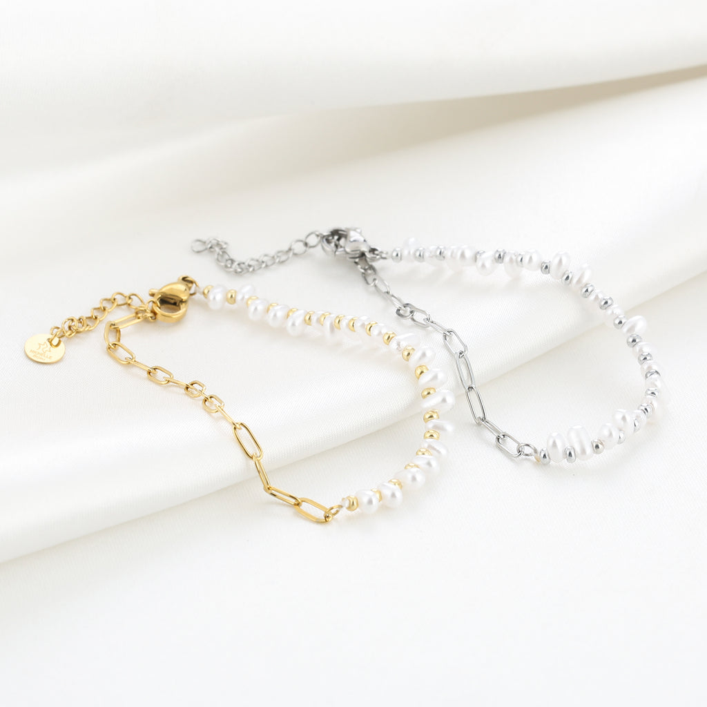 Bracelet pearls/chains