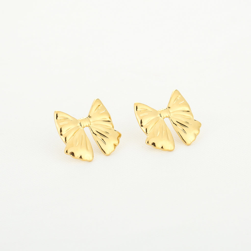 Stud earrings bow