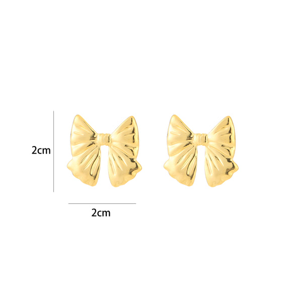 Stud earrings bow