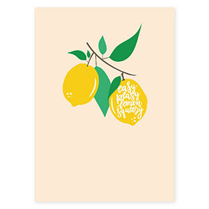 Sieradenkaart Easy peasy lemon squeezy