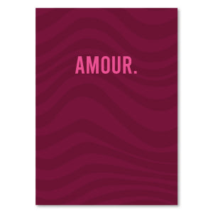 Sieradenkaart Amour (dark red)