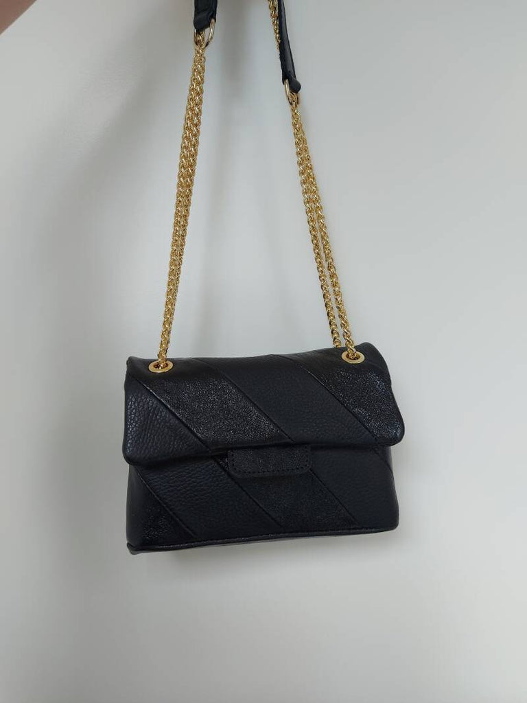 Leather bag black