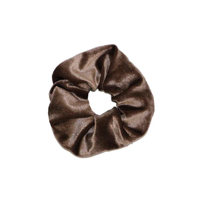 Scrunchie velvet brown