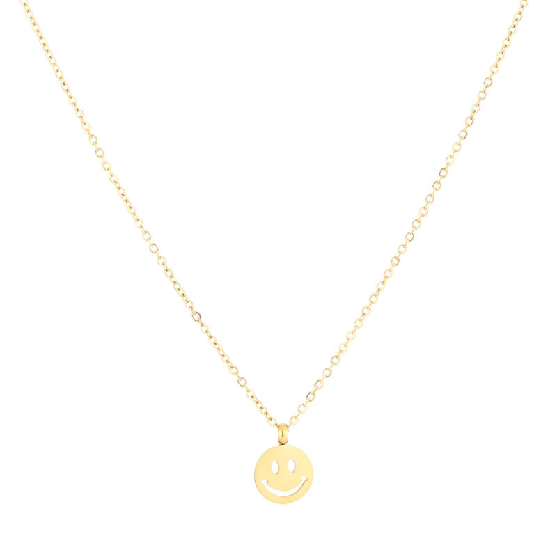 Necklace smiley simple