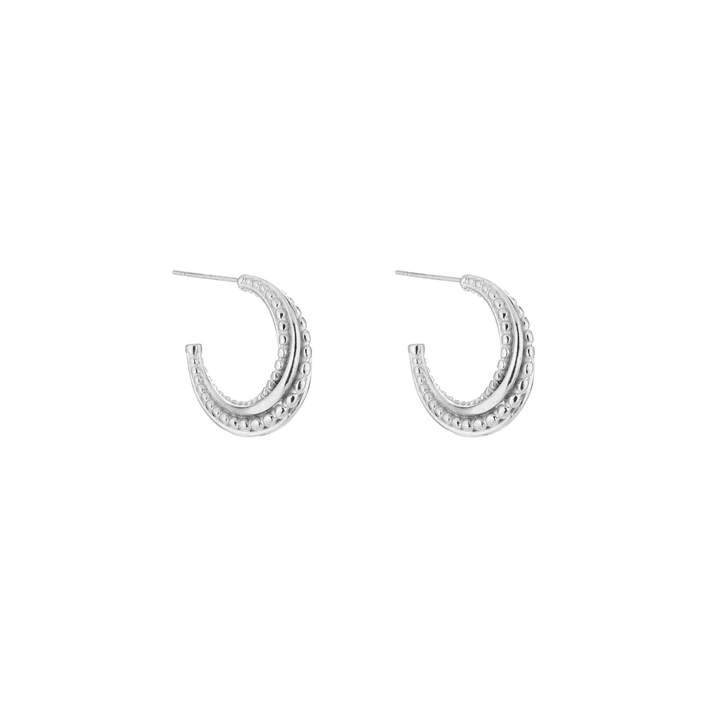 Stud hoop earrings pattern
