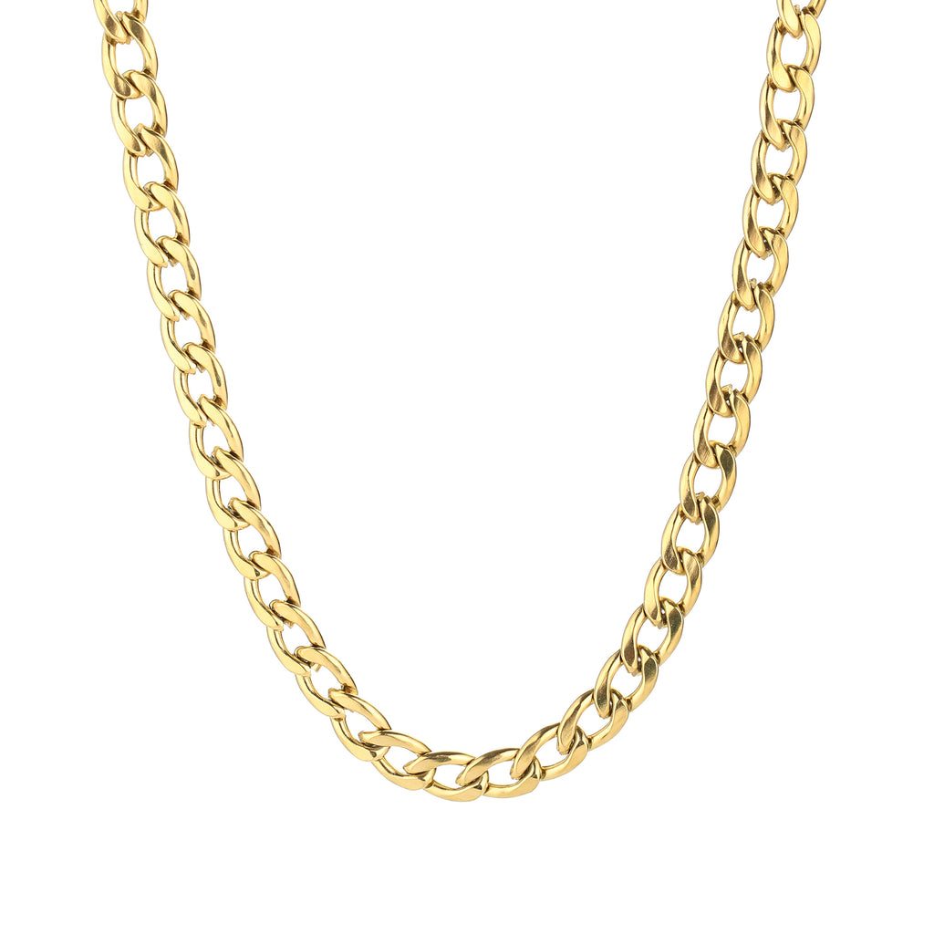 Flat chain necklace