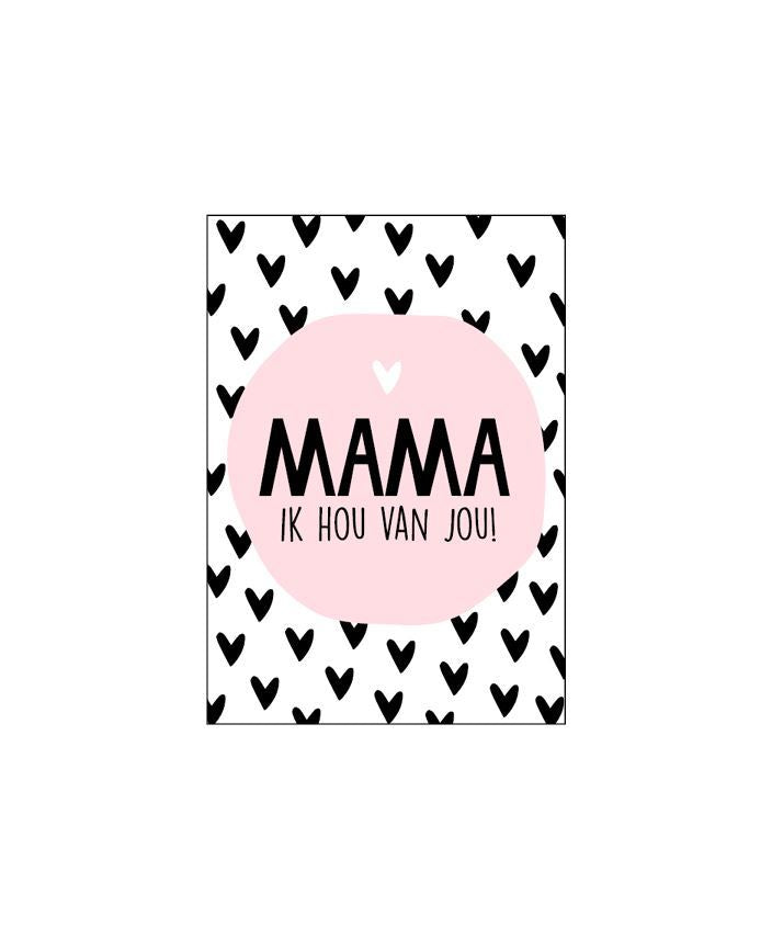 Mini card | Mom I love you!