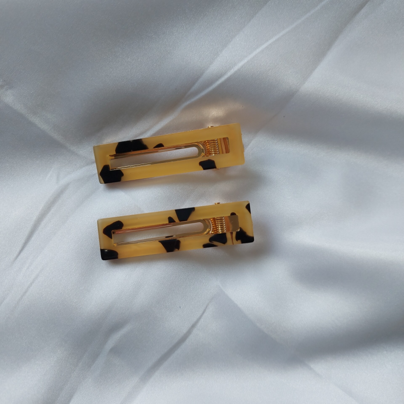 Set of hair clips print