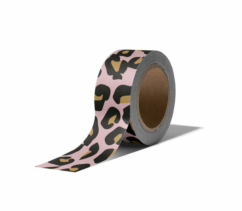 Washi tape pink Cheetah