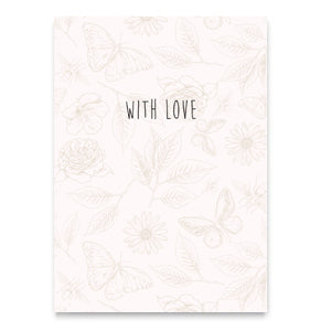 Jewelry card With Love