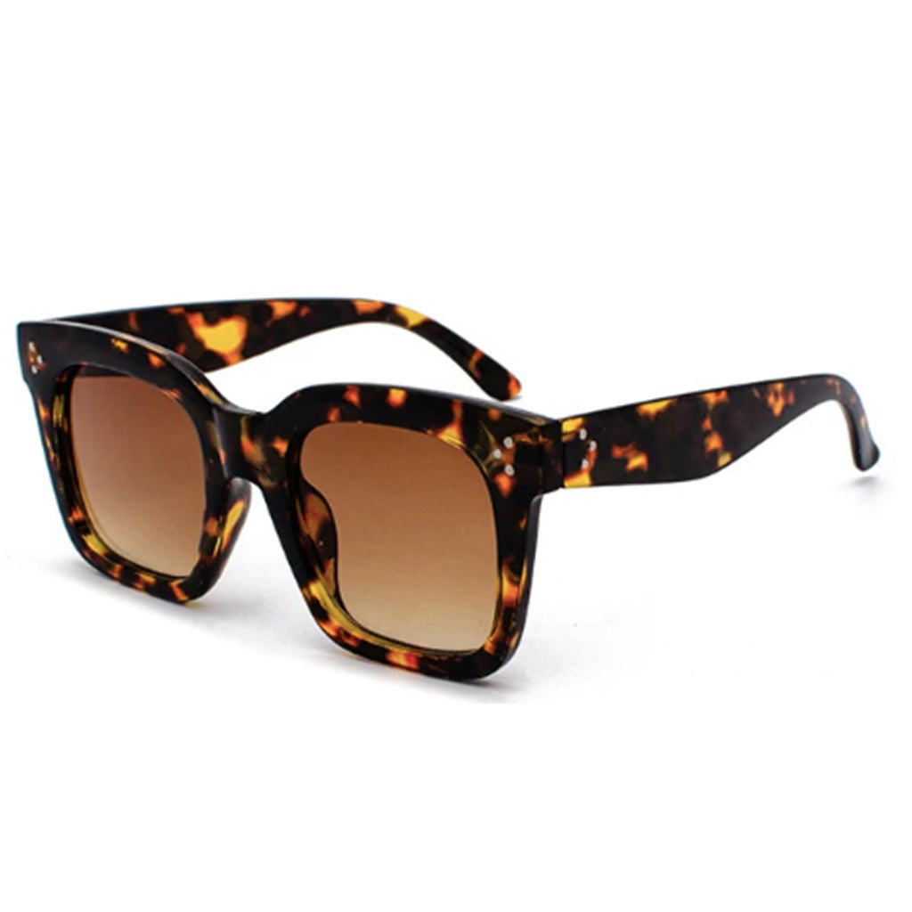 Glam leopard print sunglasses